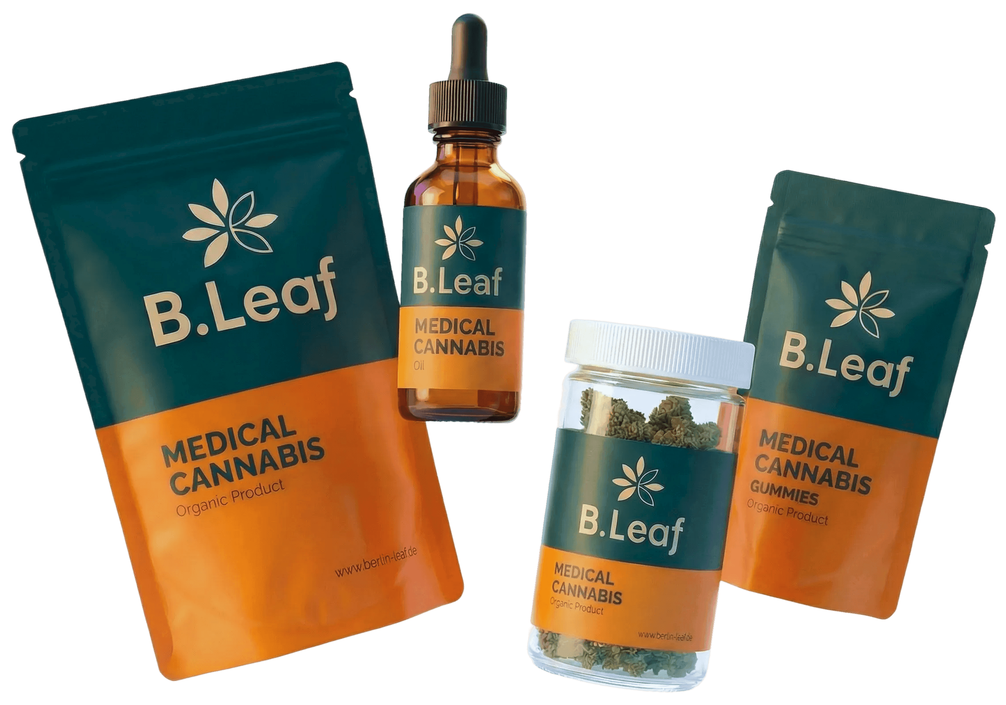 B.Leaf Produktübersicht – Cannabisextrakte und Blüten