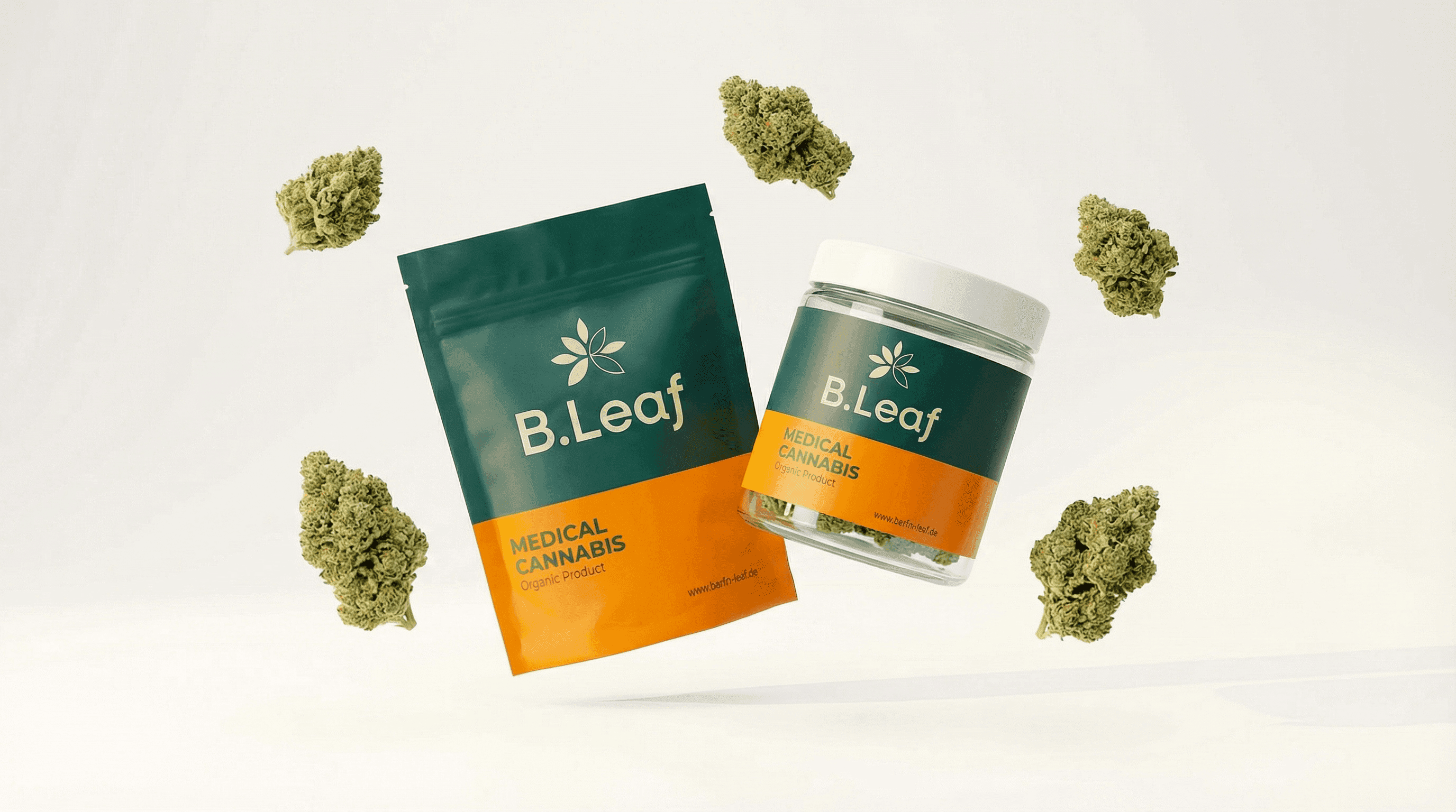 B.Leaf Produkte mit Cannabisblüten